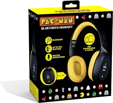 Casque Audio Pacman sans fil Bluetooth pour Smartphones et tablettes boîte