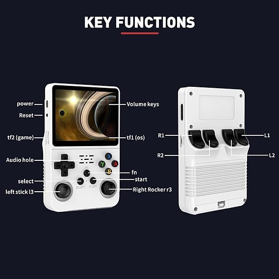 Console Rétro Game boy back and front