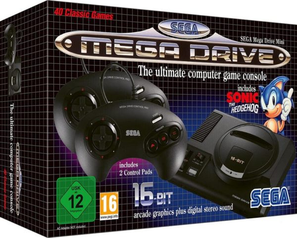 Console Sega Mega Drive Mini Boîte