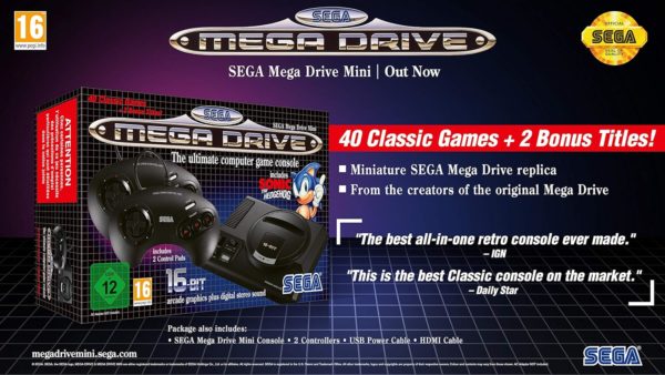 Console Sega Mega Drive Mini Détails