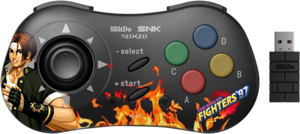 Manette 8Bit-Do Neo Geo Sans Fil Black Skin Kusanagi