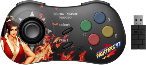 Manette 8Bit-Do Neo Geo Sans Fil Black Skin Mai Shiranui