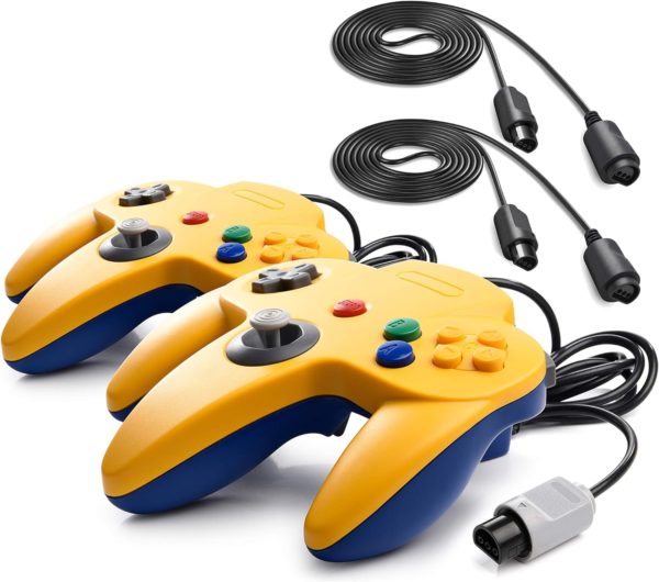 Manette Réplique N64 - Miadore - Jaune et Bleu