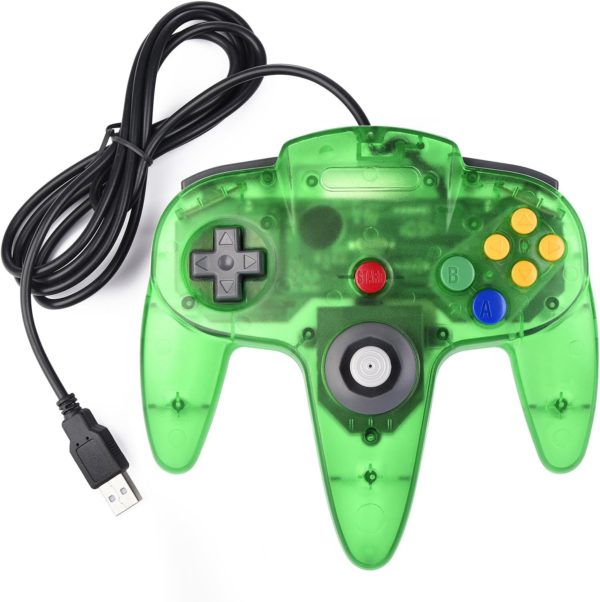 Manette USB N64 - Miadore Vert