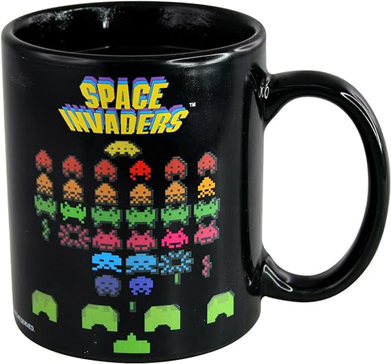 Mug thermo réactif Space Invaders